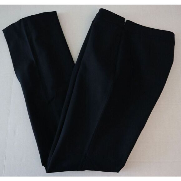 Derek Lam 10 Crosby Women Sz 12 Midnight Blue Lucia Front Slit Dress Pants - Picture 11 of 12
